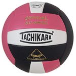 Tachikara Sensi-Tec Composite, Colorful High Performance Volleyball, Pink/White/Black (SV5WSC.PKWB)