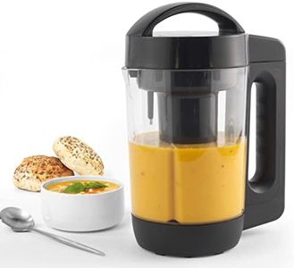 Salter EK5119 Digital Soup Maker - 1.6L Clear Transparent Jug, BPA Free, 5 Settings, Keep Warm Function, Digital Control Panel, Auto-Memory Function, Overspill Prevention, 900W, Healthy Smoothie Maker