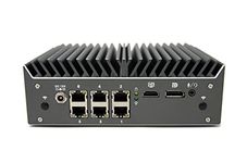 Protectli Vault Pro VP4670-6 Port, Firewall Micro Appliance/Mini PC - Intel i7, 2.5G Ports, DDR4 RAM, M.2 NVMe or SATA SSD Storage, AES-NI, 8GB RAM, 120GB SSD