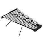 32-Note Xylophone Educational Glockenspiel Wooden Base Solid Aluminum Bars with Mallets Percussion Musical Instrument with Carrying Bag for Children Adults