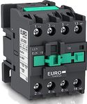 EuroControls Euro Controls Power Contactor LC1E Series - Volts 220 AC - 3 Pole - Copper coil heavy duty Mechanical Contactor with silver alloy Wire Connector (25Amps 3pole)