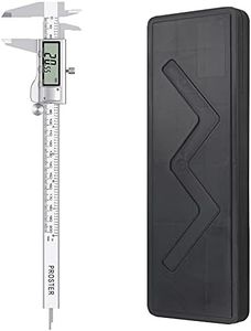 Proster Pied À Coulisse Numérique 8 Pouces/200 Mm Pied À Coulisse Électronique En Acier Inoxydable Fractions/Pouce Pour Mesurer Longueur Largeur Profondeur Diamètre Intérieur Extérieur