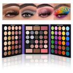 UCANBE Pretty All Set Eyeshadow Palette Pro 86 Colors Makeup Kit Matte Shimmer Eye Shadow Highlighters Contour Blush Powder All In One Makeup Pallet Holiday Gift Set