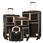 Coolife Luggage 4 Piece Set Suitcas
