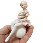 MTME Porcelain Figurines, Childhood Dancers, Memorabilia, Gifts, Sculpture Home D¨¦cor