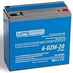 12V 20Ah 6-DZM-20 Deep Cycle Sealed Lead Acid Battery for eBike/Scooter - Ships Quickly from Toronto