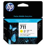 HP Original Ink Suitable for DesignJet T 520 711 CZ136A - 3 x Premium Printer Cartridge - Yellow - 3 x 29 ml