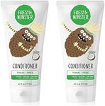 Fresh Monster Kids Hair Conditioner, Toxin-Free, Hypoallergenic & Natural, Hair Conditioner for Kids, Coconut (2 Pack, 6oz/each)