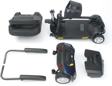 Livewell Jaunt Mobility Scooter – Red, Compact Travel Design