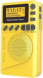 Pocket DAB Digital Radio Mini DAB+ Digital Radio with MP3 Player FM Radio LCD Display ALKOY