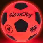 GlowCity Glow in The Dark Soccer Ba