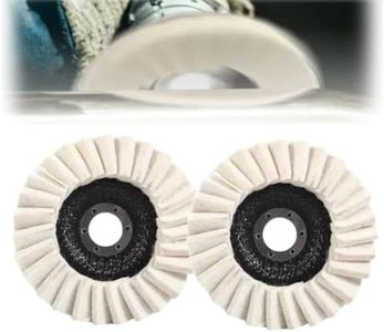 Wool Felt Flap Polishing Disc, 2025 New 4/4.5 in Wool Felt Flap Discs Polishing Wheel for Angle Grinder, Buffing Wheel for Metal, Marble Stone