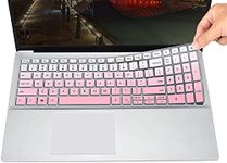 Laprite Ultra Thin Keyboard Cover for 2020 2019 15.6" Dell Inspiron 15 5000 5584 5590 5593 5598 5508 5501, 15.6" 17.3" Dell Inspiron 15 7000 7590 7591 Laptop Keyboard Protector Skin - Gradient Pink