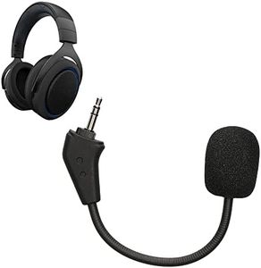 kwmobile Microfono Ricambio Cuffie Gaming Compatibile con Corsair HS50 HS60 HS60 Pro HS70 HS70 Pro HS75 Cuffie - Jack 3,5mm - Cavo 10 cm - nero