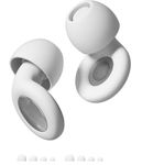 Mldnld Ear Plugs for Noise Reduction– Super Soft, Reusable Hearing Protection in Flexible Silicone for Sleep, Noise Sensitivity & Flights-8 Ear Tips in XS/S/M/L–27dB Noise Cancelling(White)