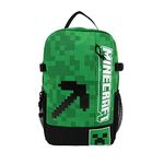 Minecraft Pickaxe Creeper Face 18" Backpack