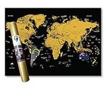 Global Walkabout Scratch Off Map wi