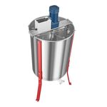 Uargd Electric Honey Extractor, 6-Frame Honey Spinner with Clear Lid, 140W Stainless Steel Drum, Adjustable Height, Honeycomb Processing Equipment for Beekeeping