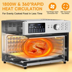 30L Air Fryer Oven with Rotisserie – Large Capacity Multi-Function