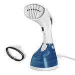 Sunbeam 1200W Power Steam Handheld Steamer with Shot of Steam Feature , White/Blue