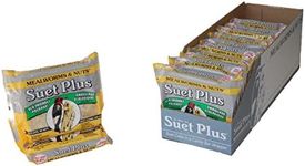 Suet Plus Suet Cakes 12 Pack of 11 oz Bird Suet Cakes (Mealworm and Nut)