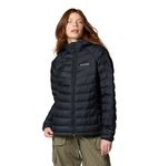 Columbia Womens Powder Lite II Hooded Jacket, Black, Large