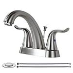 WOWOW Bathroom Faucet 2 Handle 4 In