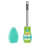 Scotch-Brite Non-Scratch Bathroom Cleaning Brush with Long Handle for Tub, Tile and Wall