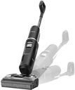 Tineco Floor One S7 Stretch Ultra Aspirateur Laveur, Aspirateur Balai sans Fil, Anti-emmêlage, Plat à 180°, Autonomie de 50 Minutes, Auto-Nettoyage Flashdry à 85°C, Nettoyage des Bords de Deux Côtés