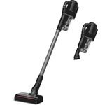 Miele Duoflex Cat and Dog Vacuum Cleaner, Cordless and Bagless Multi-Use, Multi-Floor Flexible Stick Vacuum with 2 Attachable Brushes, in Obsidian Black/Space Grey - 5 Year Warranty