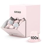 Grind House Blend Coffee Pods – Pack of 100 Coffee Capsules – Nespresso® Original Machine Compatible Pods – Home-Compostable Coffee Pods – Notes of Milk Chocolate, Almonds, Cacao Nibs and Walnuts