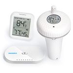 INKBIRD Wireless Pool Thermometer and WiFi Gateway Combo, with IBS-P01R Floating Thermometer for Swimming Pool, IBS-M1 WiFi Gateway Supports Wireless Thermometer Connection with Export Data