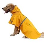 NACOCO Large Dog Raincoat Adjustabl