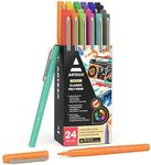 ARTEZA Felt Tip Pens, Set of 24, 12