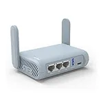 GL.iNet GL-MT1300 (Beryl) VPN Wireless Little Travel Router – Connect to Hotel WiFi & Captive Portal, USB 3.0, 3 Gigabit Ports, Range Extender, Assess Point, Pocket-Sized, MicroSD Slot, Easy to Setup