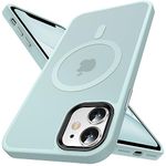 Degeca for iPhone 11 Case, [Military Grade Drop Tested] [Compatible with MagSafe Wireless Charging] Skin-Friendly Touch Design, Strong Magnetic Shockproof iPhone 11 Phone Cover 6.1 Inch, Light Blue