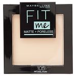 Maybelline New York Fit Me Mat & Poreless Powder, 105 natural