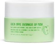 W7 Sweet Dreams Overnight Green Apple Lip Mask - Vitamin E, Aloe Vera and Grape Seed Oil - For Hydrated, Full Looking & Irresistible Lips - 12ml