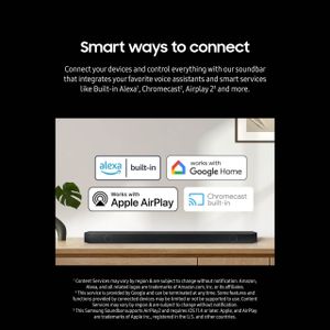 Samsung HW-Q990D 11.1.4ch Sound Bar – Dolby Atmos, Wireless Subwoofer