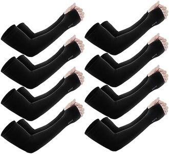 GOUNOD Sun Protection Cooling Arm Sleeves with Thumb Holes - Gardening Outdoors Sports Workouts Sunscreen Arm Sleeves