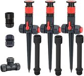 Eden 96093 Multi-Adjustable Flex Design Garden Sprinkler with Extension Set, Great for DIY Gardening Product