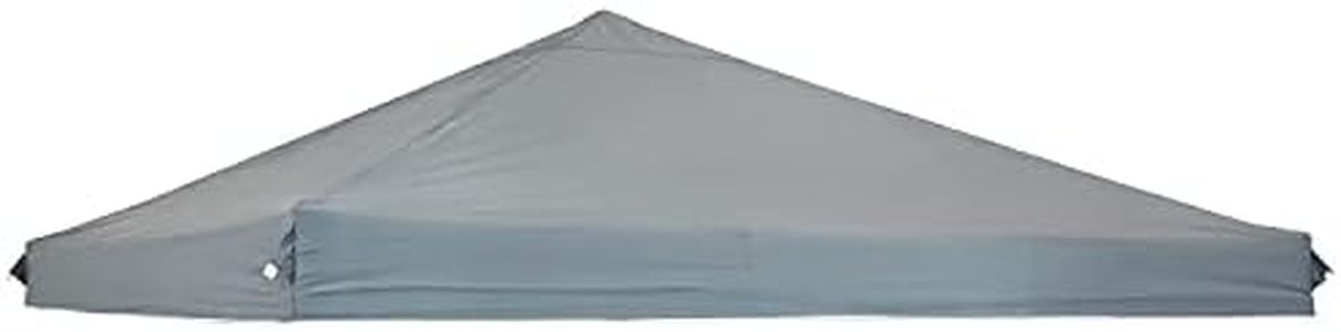 Sunnydaze 12 x 12 Foot Standard Pop-Up Canopy Shade - PU-Coated 150D Oxford Fabric Replacement Top for Canopy - Gray