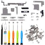 ZHUROUPU Internal Bracket Replacement Parts Metal Plate Cover Parts Bracket Repair Compatible with for iPhone Xr 6.1", Including full Internal Screw Set, and Repair Tool Kit