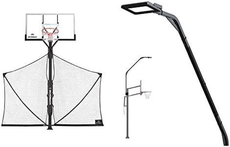 Silverback Basketball Yard Guard Defensive Net System with LED Light for Silverback & Goaliath Hoops