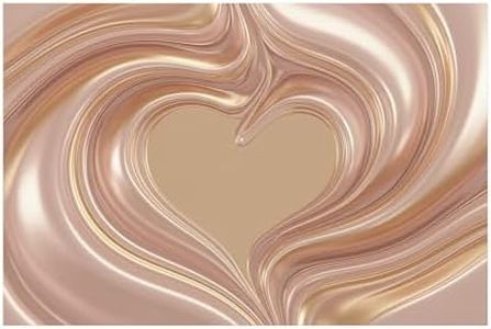 BrickByDreamCo Swirled Metallic Heart Matte Canvas