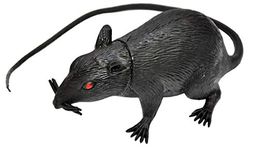 Forum Novelties 6" Plastic Rat w/Squeaky Sound (Qty 1)