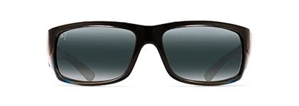 Maui Jim Unisex's World Cup Sunglasses, Marlin/Neutral Grey Polarized, Large