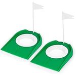 2 Pack Golf Putting Cup with Flag, 