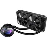 ASUS ROG Strix LC II 240 All-in-one AIO Liquid CPU Cooler 240mm Radiator, Intel LGA1700, 115x/2066 and AMD AM4/TR4 Support,2x120mm 4-pin PWM Fans