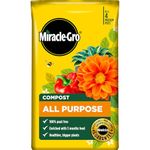 Miracle-Gro PEAT FREE Premium All Purpose Compost, 20 litre, Brown